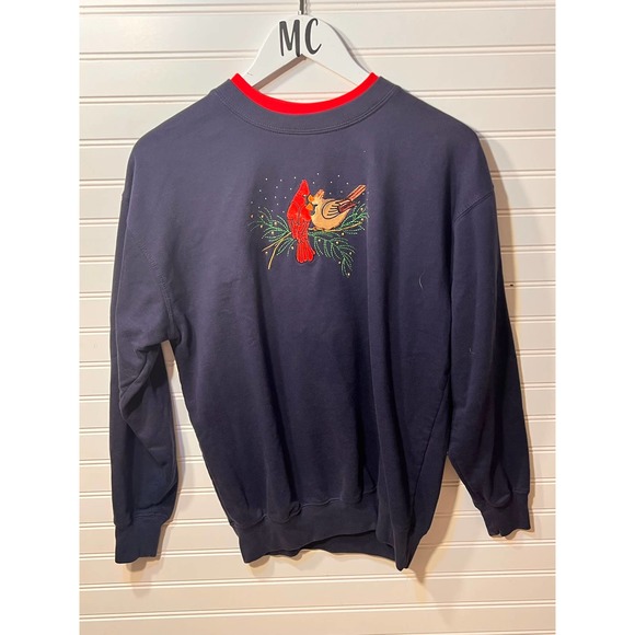 24 Winter Birds Christmas Grandma Crewneck Medium - Picture 2 of 6